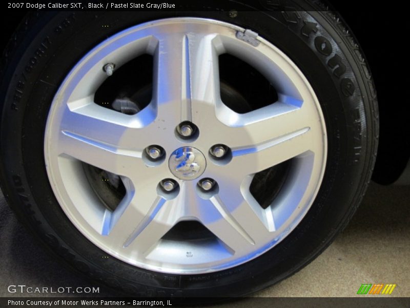 Black / Pastel Slate Gray/Blue 2007 Dodge Caliber SXT