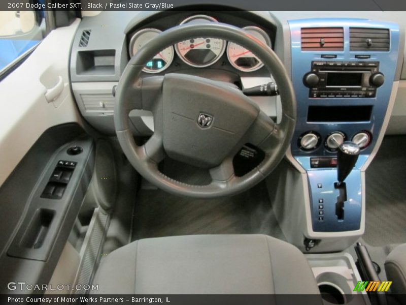 Black / Pastel Slate Gray/Blue 2007 Dodge Caliber SXT