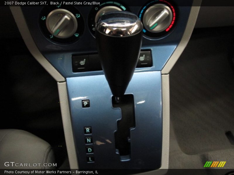 Black / Pastel Slate Gray/Blue 2007 Dodge Caliber SXT
