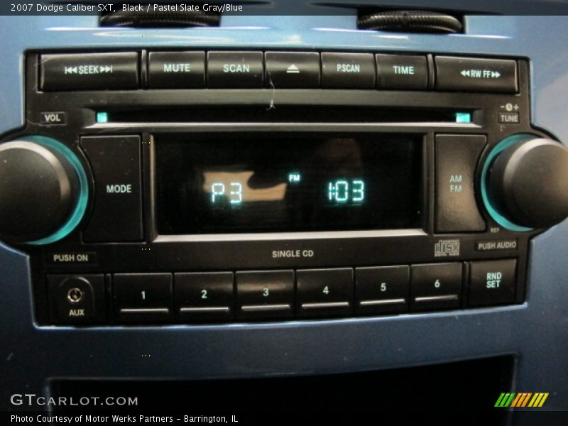 Black / Pastel Slate Gray/Blue 2007 Dodge Caliber SXT