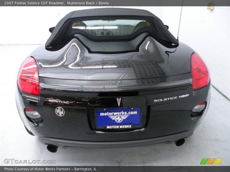 Mysterious Black / Ebony 2007 Pontiac Solstice GXP Roadster