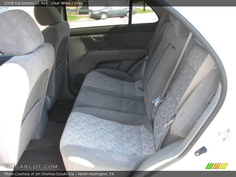 Clear White / Gray 2008 Kia Sorento LX 4x4