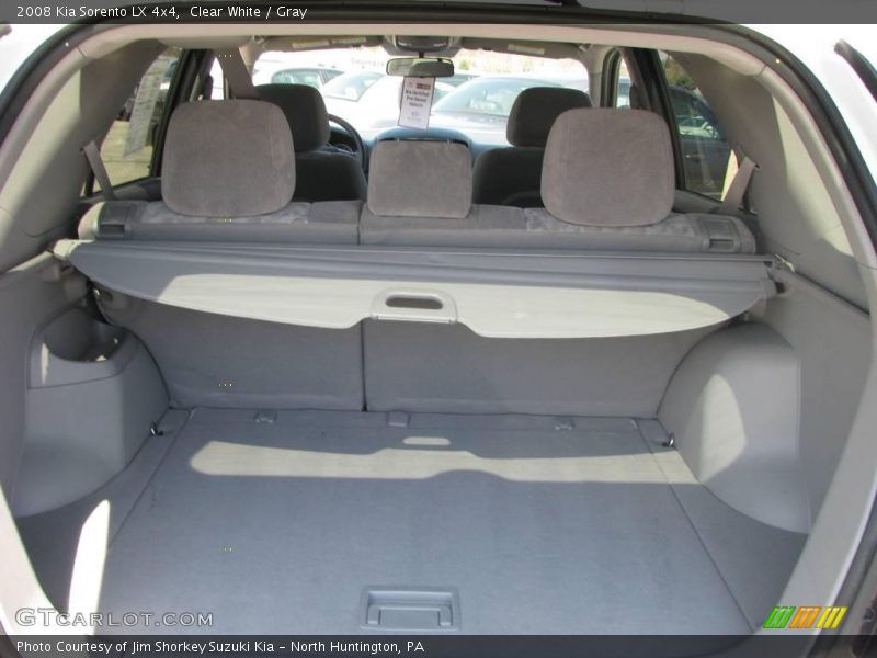 Clear White / Gray 2008 Kia Sorento LX 4x4
