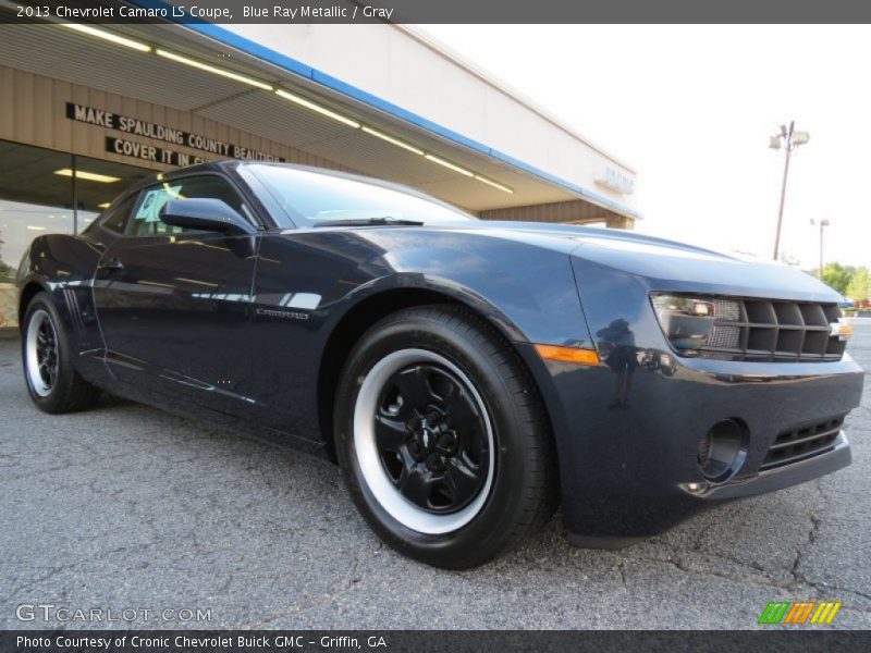 Blue Ray Metallic / Gray 2013 Chevrolet Camaro LS Coupe
