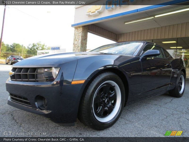 Blue Ray Metallic / Gray 2013 Chevrolet Camaro LS Coupe
