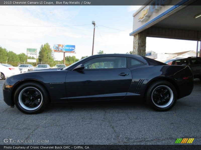 Blue Ray Metallic / Gray 2013 Chevrolet Camaro LS Coupe