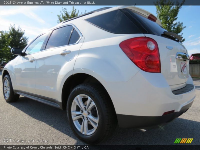 White Diamond Tricoat / Jet Black 2013 Chevrolet Equinox LT