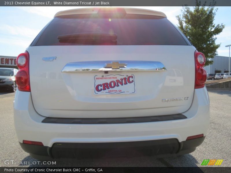 White Diamond Tricoat / Jet Black 2013 Chevrolet Equinox LT