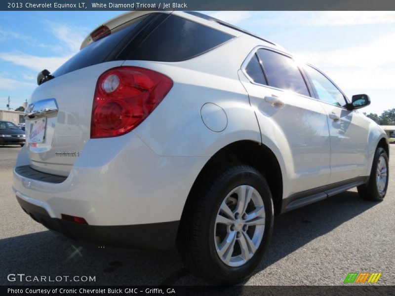 White Diamond Tricoat / Jet Black 2013 Chevrolet Equinox LT