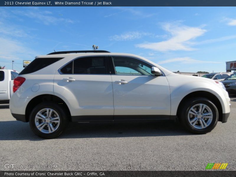 White Diamond Tricoat / Jet Black 2013 Chevrolet Equinox LT