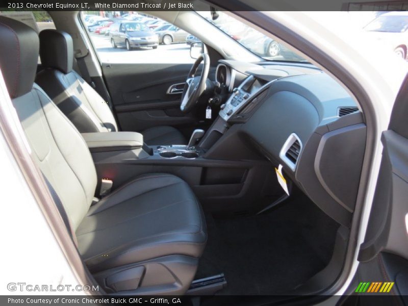 White Diamond Tricoat / Jet Black 2013 Chevrolet Equinox LT