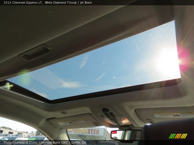 White Diamond Tricoat / Jet Black 2013 Chevrolet Equinox LT