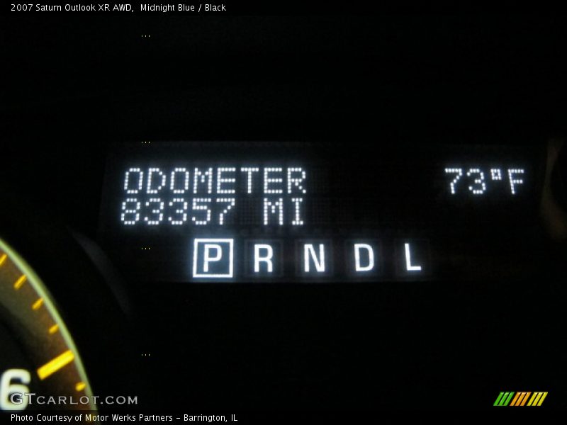 Midnight Blue / Black 2007 Saturn Outlook XR AWD