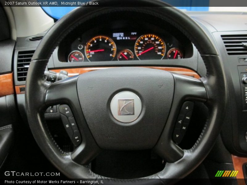 Midnight Blue / Black 2007 Saturn Outlook XR AWD