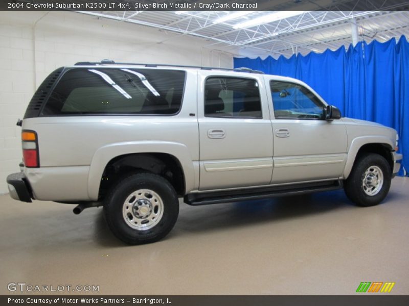 Silver Birch Metallic / Gray/Dark Charcoal 2004 Chevrolet Suburban K2500 LT 4x4
