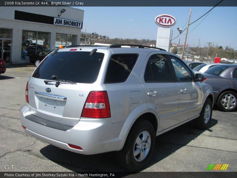 Bright Silver / Gray 2008 Kia Sorento LX 4x4