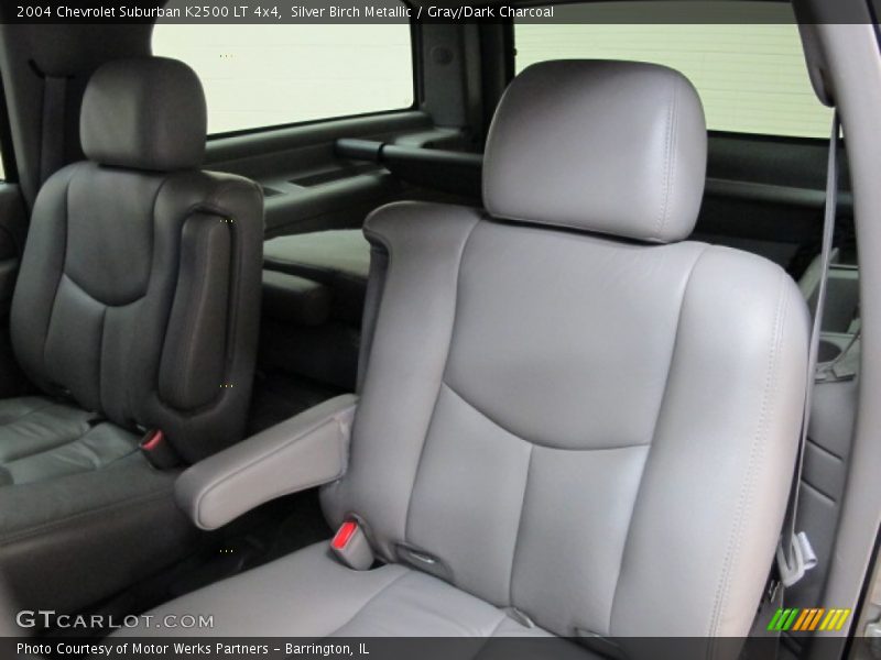 Silver Birch Metallic / Gray/Dark Charcoal 2004 Chevrolet Suburban K2500 LT 4x4