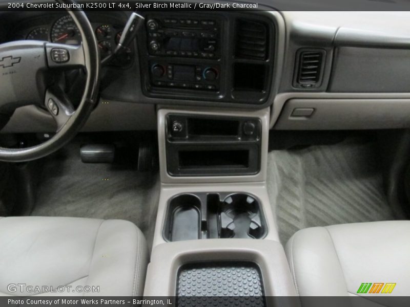 Silver Birch Metallic / Gray/Dark Charcoal 2004 Chevrolet Suburban K2500 LT 4x4