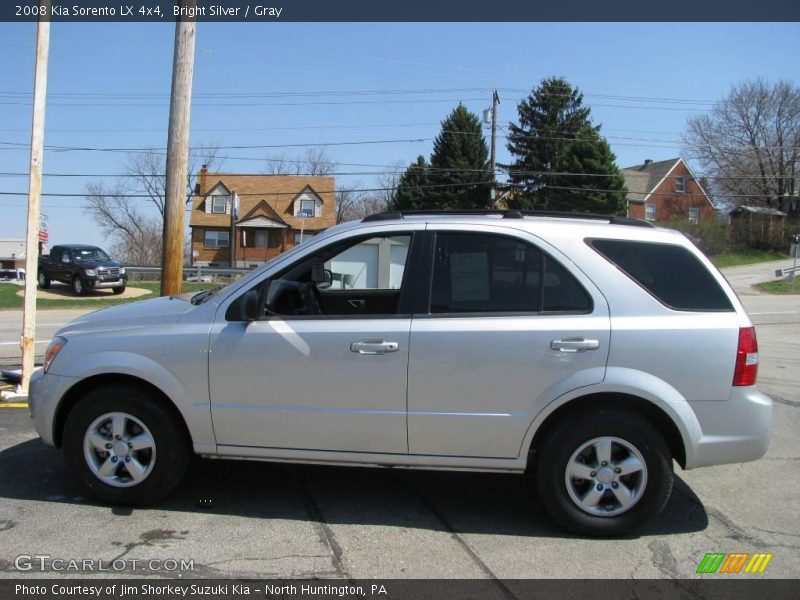 Bright Silver / Gray 2008 Kia Sorento LX 4x4