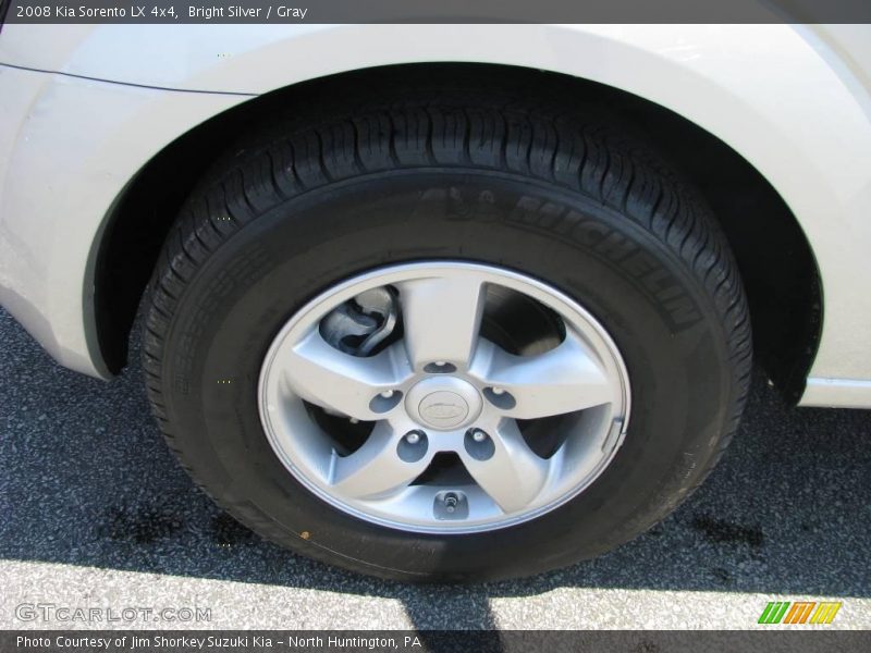 Bright Silver / Gray 2008 Kia Sorento LX 4x4