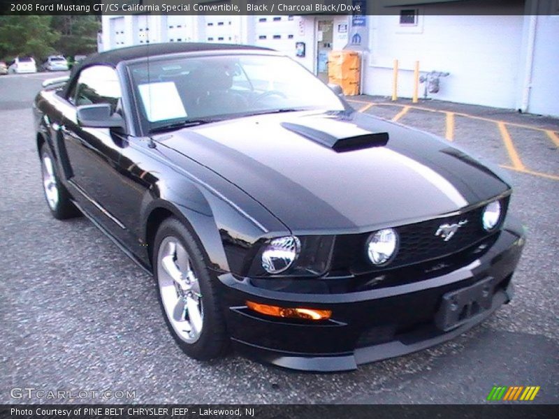 Black / Charcoal Black/Dove 2008 Ford Mustang GT/CS California Special Convertible