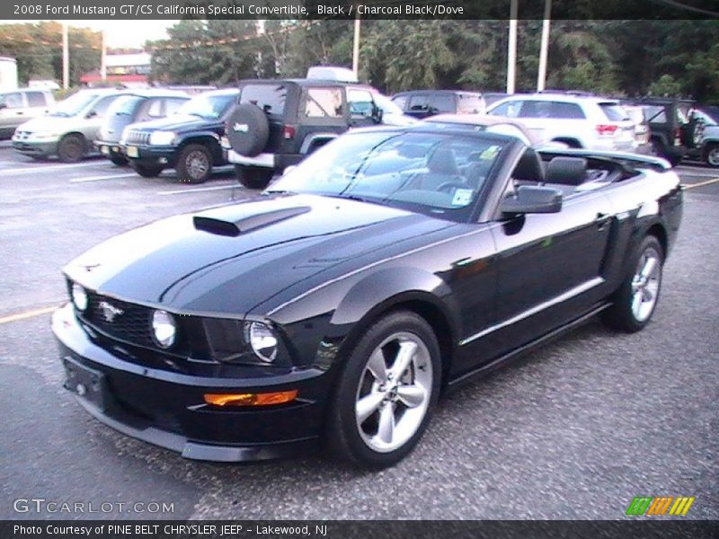 Black / Charcoal Black/Dove 2008 Ford Mustang GT/CS California Special Convertible