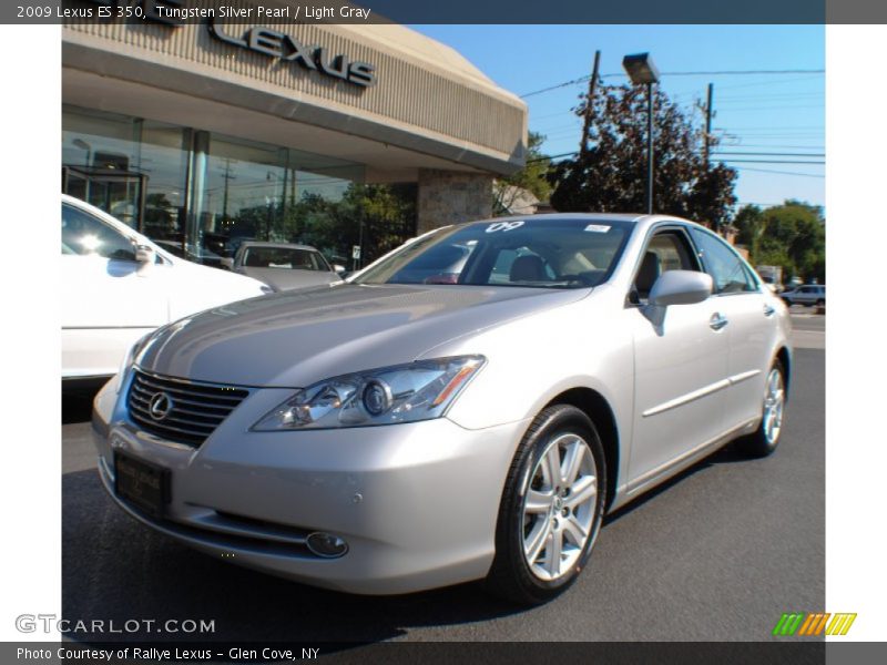 Tungsten Silver Pearl / Light Gray 2009 Lexus ES 350
