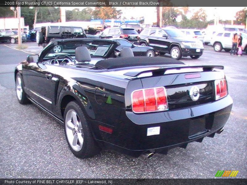 Black / Charcoal Black/Dove 2008 Ford Mustang GT/CS California Special Convertible