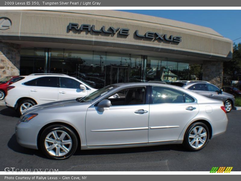 Tungsten Silver Pearl / Light Gray 2009 Lexus ES 350