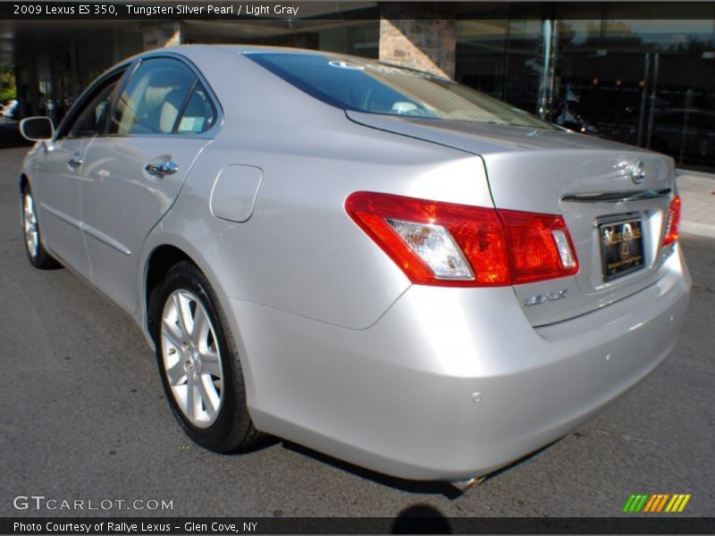Tungsten Silver Pearl / Light Gray 2009 Lexus ES 350
