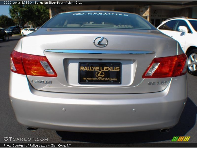 Tungsten Silver Pearl / Light Gray 2009 Lexus ES 350