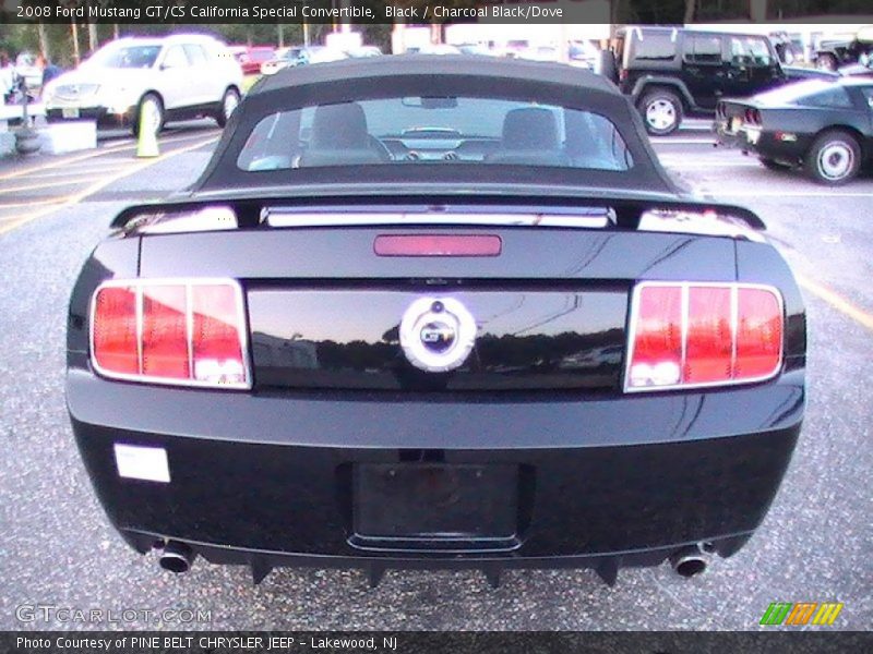 Black / Charcoal Black/Dove 2008 Ford Mustang GT/CS California Special Convertible