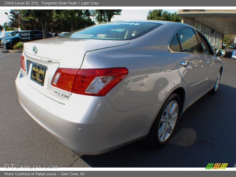 Tungsten Silver Pearl / Light Gray 2009 Lexus ES 350