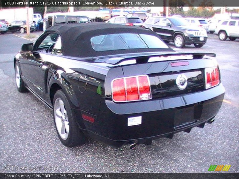 Black / Charcoal Black/Dove 2008 Ford Mustang GT/CS California Special Convertible