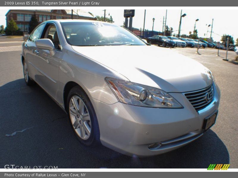 Tungsten Silver Pearl / Light Gray 2009 Lexus ES 350