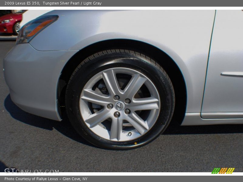 Tungsten Silver Pearl / Light Gray 2009 Lexus ES 350