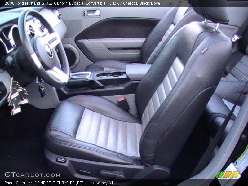 Black / Charcoal Black/Dove 2008 Ford Mustang GT/CS California Special Convertible
