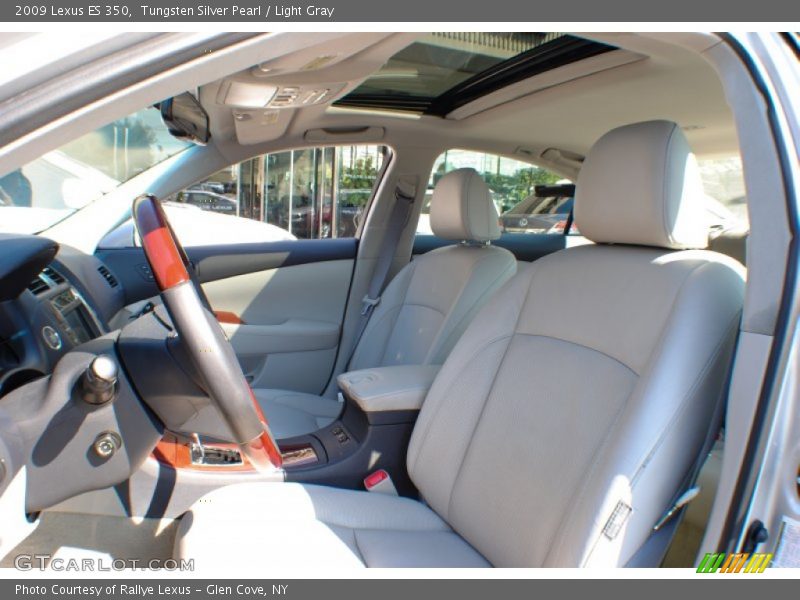 Tungsten Silver Pearl / Light Gray 2009 Lexus ES 350