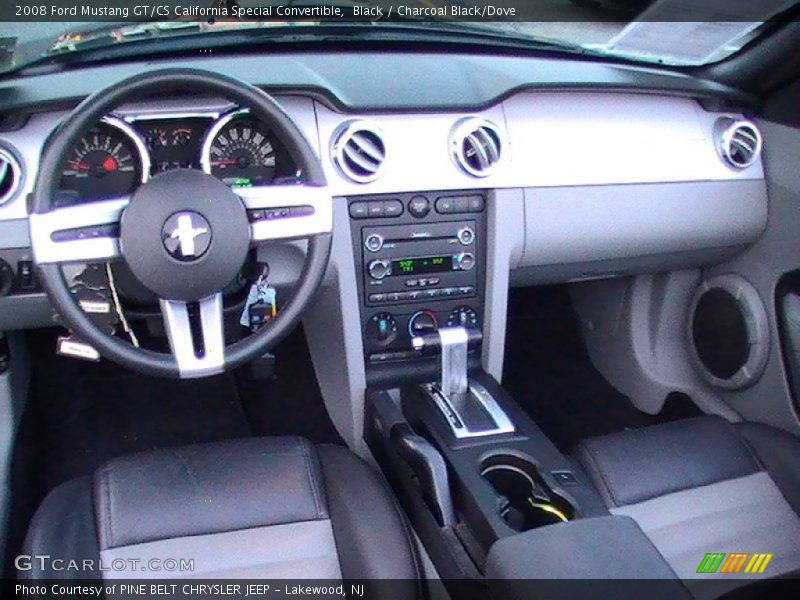 Black / Charcoal Black/Dove 2008 Ford Mustang GT/CS California Special Convertible