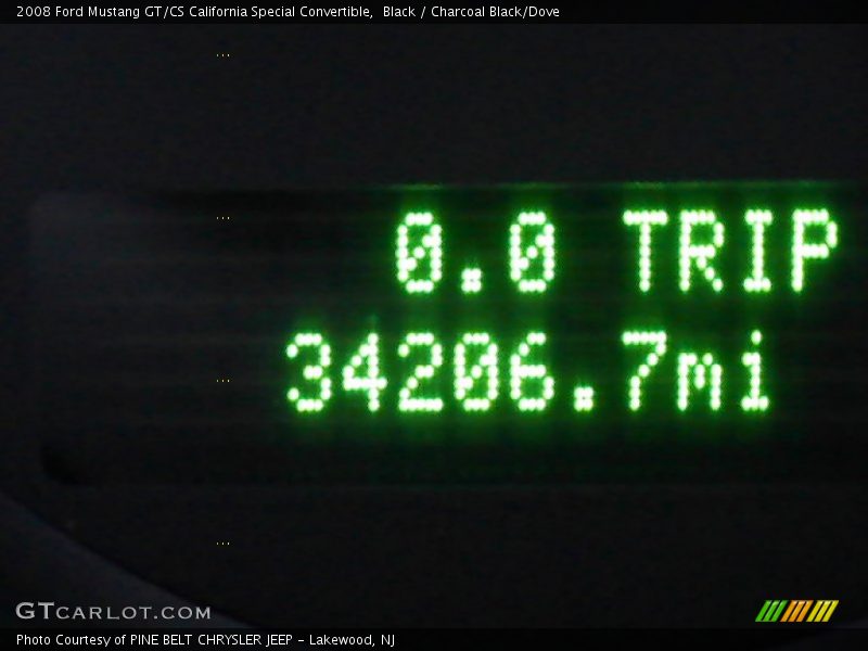Black / Charcoal Black/Dove 2008 Ford Mustang GT/CS California Special Convertible