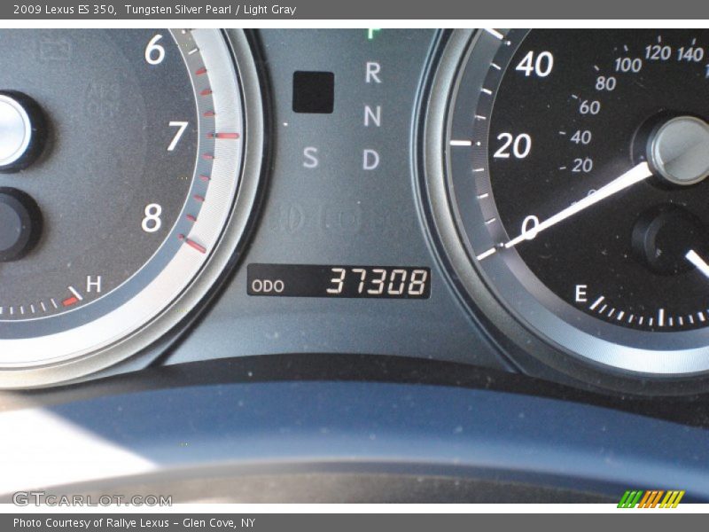 Tungsten Silver Pearl / Light Gray 2009 Lexus ES 350