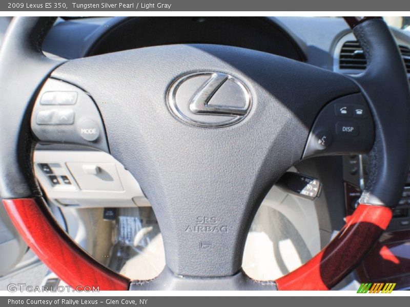 Tungsten Silver Pearl / Light Gray 2009 Lexus ES 350