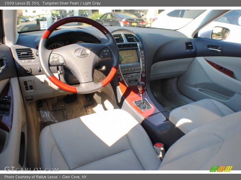 Tungsten Silver Pearl / Light Gray 2009 Lexus ES 350