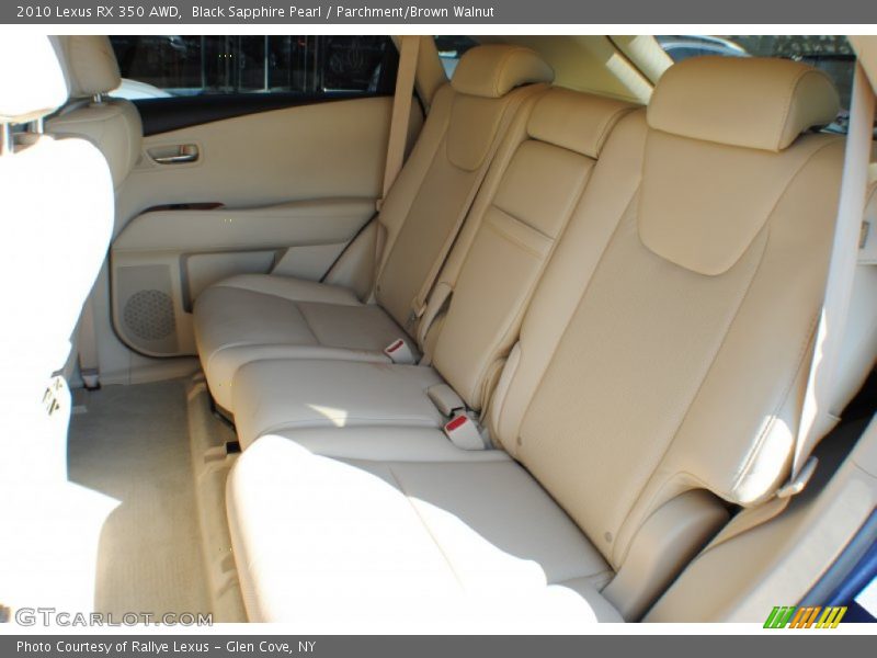 Black Sapphire Pearl / Parchment/Brown Walnut 2010 Lexus RX 350 AWD