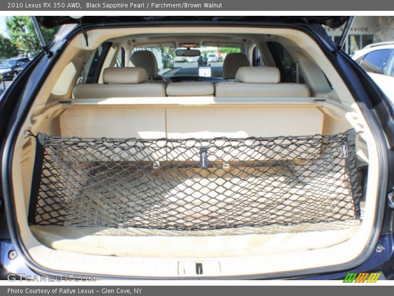 Black Sapphire Pearl / Parchment/Brown Walnut 2010 Lexus RX 350 AWD