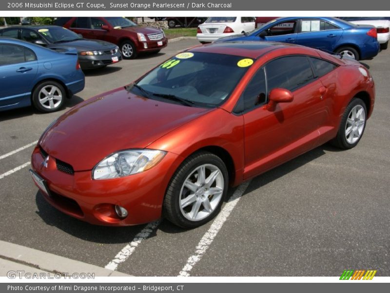 Sunset Orange Pearlescent / Dark Charcoal 2006 Mitsubishi Eclipse GT Coupe