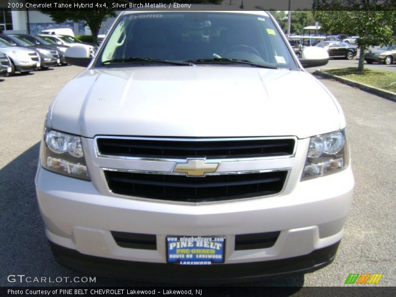 Silver Birch Metallic / Ebony 2009 Chevrolet Tahoe Hybrid 4x4