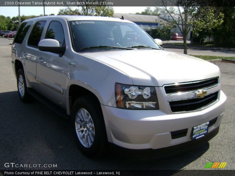 Silver Birch Metallic / Ebony 2009 Chevrolet Tahoe Hybrid 4x4