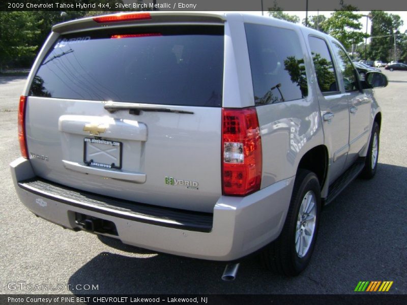 Silver Birch Metallic / Ebony 2009 Chevrolet Tahoe Hybrid 4x4