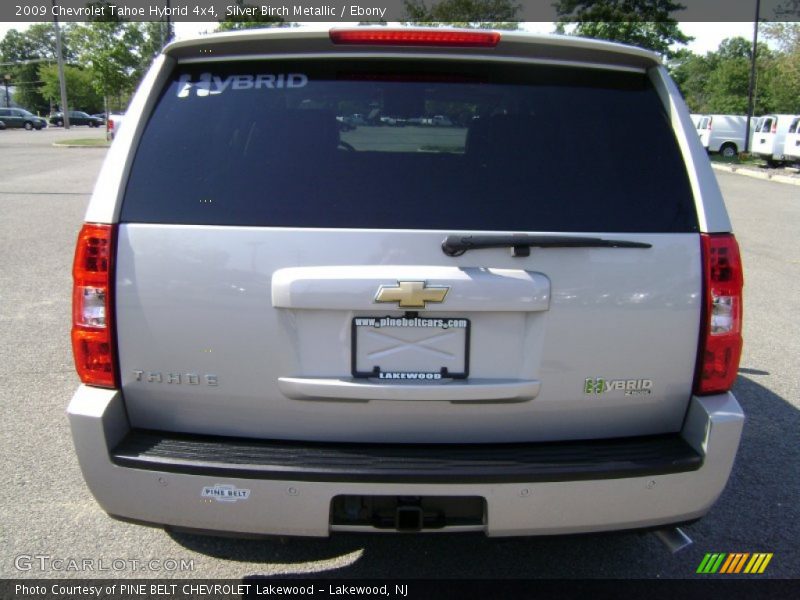 Silver Birch Metallic / Ebony 2009 Chevrolet Tahoe Hybrid 4x4